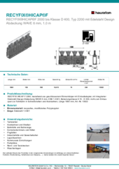 Produktdatenblatt
